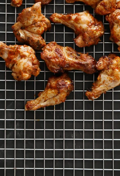 Comida Cozinha Pernas Frango Fritas — Fotografia de Stock