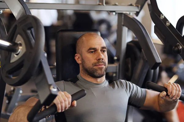 Fitness Hombre Gimnasio — Foto de Stock