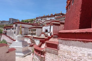 Drepung Manastırı, Lhasa, Tibet, Asya 'ya 8 km uzaklıkta.