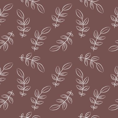  Yatak, kumaş, sırt çantası, duvar kâğıdı, not defteri, giysi baskısı için bitkisel filizlerle kusursuz desen