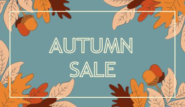  Sonbahar indirimleri için pankart modeli