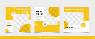 moda satışı instagram gönderme şablonu