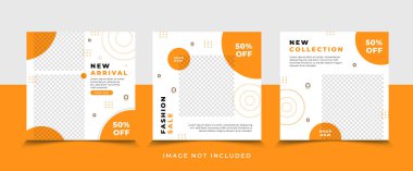 moda satışı instagram gönderme şablonu