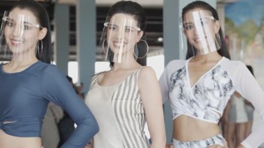 Bangkok, Tayland - 29 Temmuz 2020; Bayan Güzellik Yarışması 