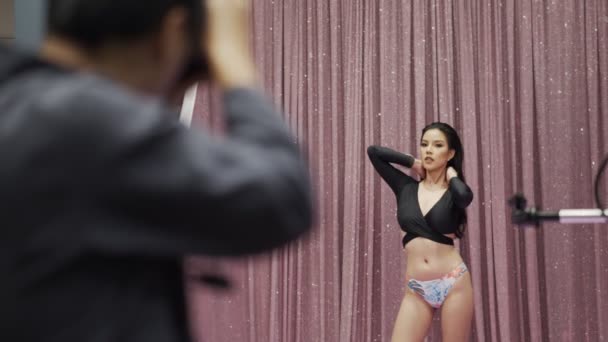 Bangkok Tajlandia Lipca 2020 Miss Konkursu Piękności Thai Garm Studiu — Wideo stockowe