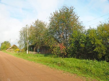 Eski Rus evi, Rus köyü. Rusya, Ural