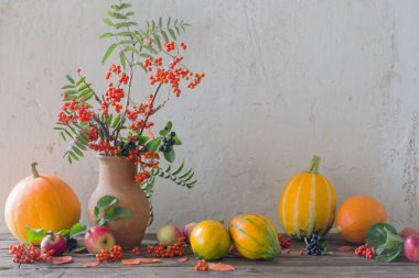 Bal kabakları ve ağaç dallarıyla dolu bir hayat.
