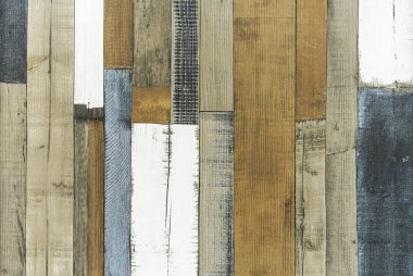 Eski kurulları boya ile doku. Renkli panoları.