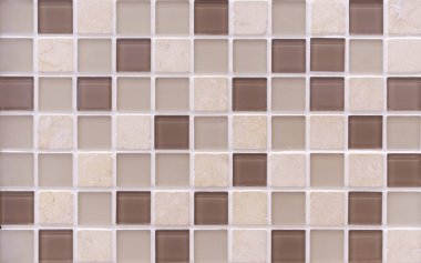 Mozaik karolar banyo iç. Arka plan seramik Mozaik.