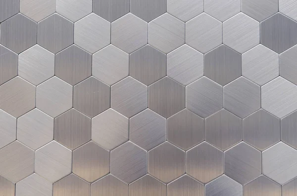 Metall mosaikkakel i en modern interiör. — Stockfoto