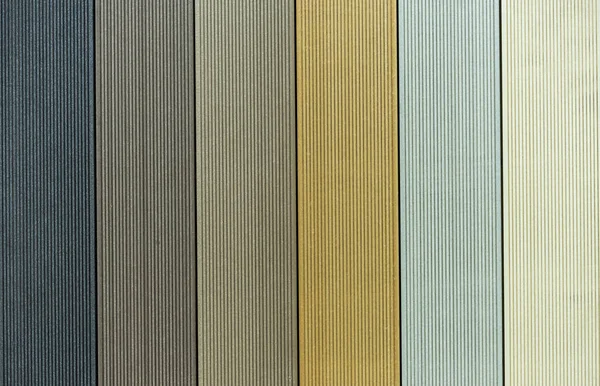 Arrière-plan de planches imperméables de différentes couleurs . — Photo