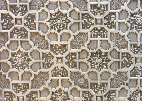 Panel ścienny w odcieniach brązu z trójwymiarowym wzorem. Element dekoracji wnętrz. — Zdjęcie stockowe