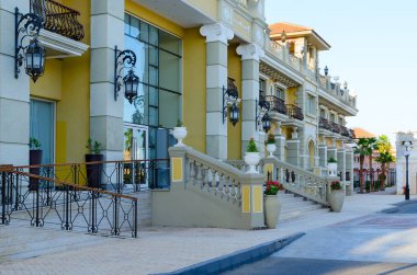 Sharm El Sheikh, Mısır - 12 Mayıs 2018: Il Mercato otel ve Spa iş ve ilçe Il Mercato alışveriş