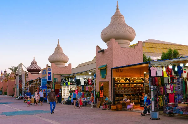 Sharm Sheikh Egypten Maj 2018 Okända Människor Besök Shopping Rader — Stockfoto