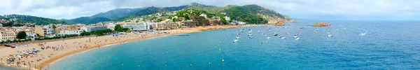 Gyönyörű Panorámával Fenti Resort Város Tossa Mar Costa Brava Katalónia — Stock Fotó