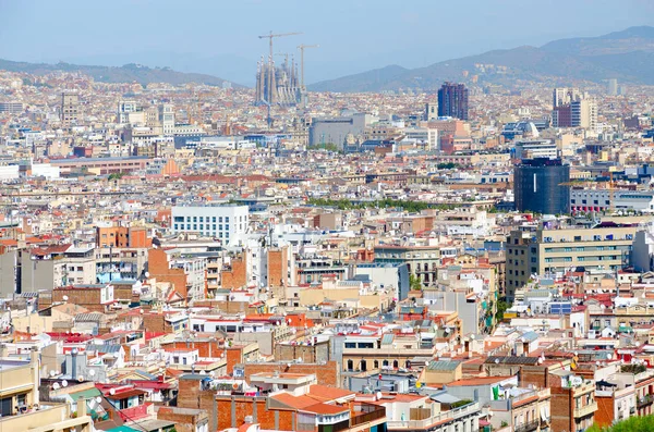 바르셀로나 스페인에 Montjuic 위에서 — 스톡 사진