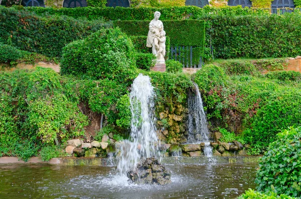 Lloret Mar Spanien September 2018 Skulptur Brunnen Den Gärten Der — Stockfoto