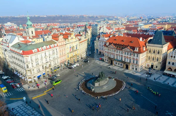 Prague Czech Republic January 2019 Beautiful Top View Historical Center — Stock Photo, Image