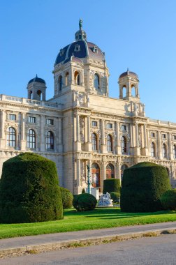 Vienna, Avusturya - 17 Eylül 2018: Sanat Tarih Müzesi (Kunsthistorisches Müzesi) tarihinde Maria Theresien-Platz, Viyana, Avusturya