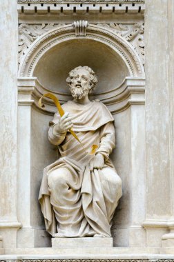 Prague, Çek Cumhuriyeti - 22 Ocak 2019: parçası cephe kutsal kulübe, Meryem Ana Loreto üzerinden, Prag Loreta, Çek Cumhuriyeti