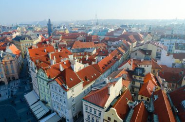 Güzel üstten görünüm Merkezi, Prag (Stare Mesto), Çek Cumhuriyeti