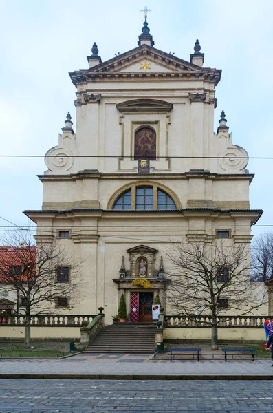 Kyrkan av vår fru av Triumphant (kyrkan av vår Lady seger rikt och St. Anthony av Padua), Prague, Tjeckien — Stockfoto
