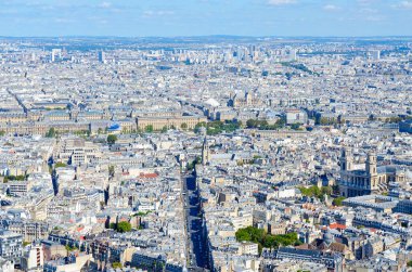 Doğal görünümünden yukarıdan (Montparnasse Kulesi) Paris, France
