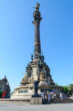 Columbus anıt, Barselona, İspanya