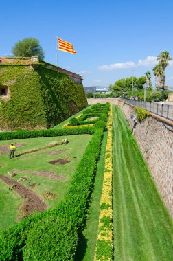 Fortress Montjuic, Barselona, Ispanya