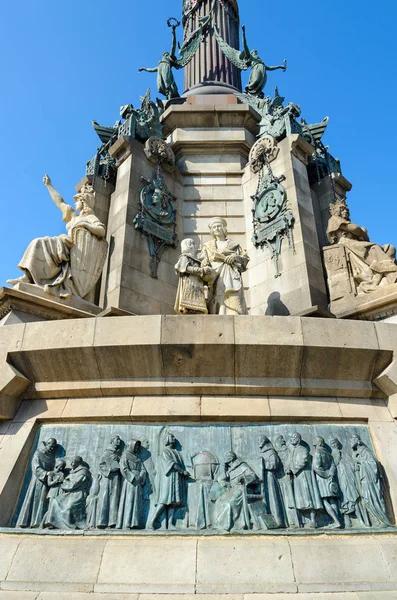 Monumento al Fragmento de Colón (1888), Barcelona, España —  Fotos de Stock