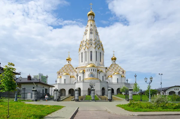 All Saints Memorial Church (temple-monument in honor of All Saints and in memory of victims who saved our Fatherland), Minsk, Belarus — Stock Photo, Image