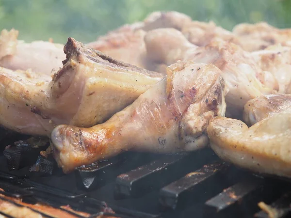 Pui Delicios Grătar Farfurie Grătare — Fotografie, imagine de stoc