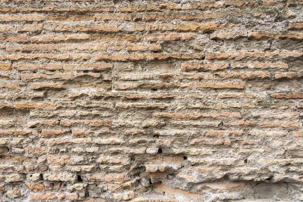 Background Old Dirty Brick Wall Peeling Plaster Texture Old Masonry — Stock Photo, Image