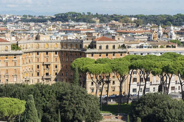 Aerial Panoramic Cityscape Rome Italy Sights Rome Italy — Stock Photo, Image