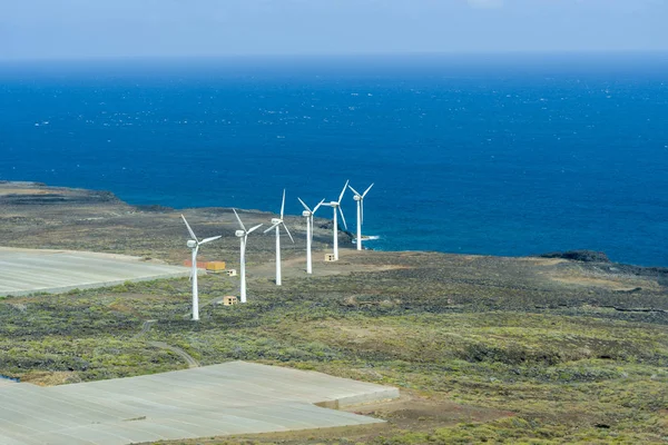 Wind Power Plant Station in Tenerife, Spain