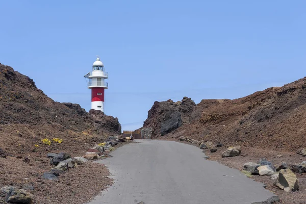 Faro Mirador Punta de teno sul Capo Occidentale di Tenerife, Isole Canarie, Spagna . — Foto Stock