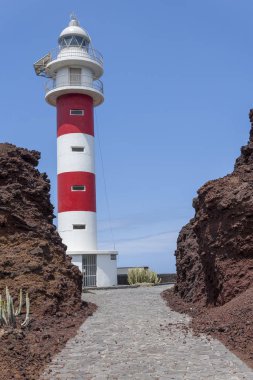 Mirador Punta de teno deniz feneri Tenerife Batı Cape, Kanarya Adaları, İspanya.