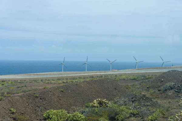 Wind Power Plant Station in Tenerife, Spain