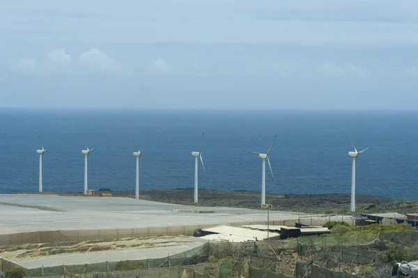 Wind Power Plant Station in Tenerife, Spain