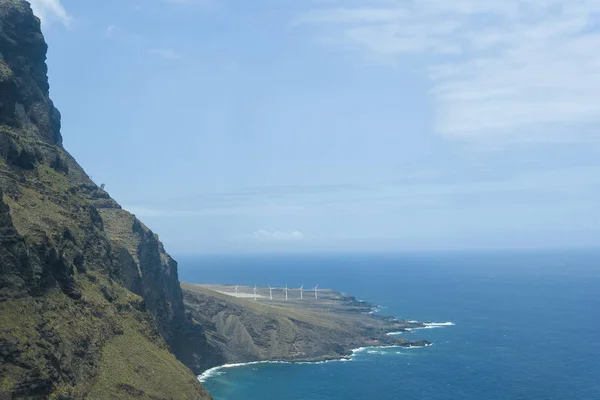 Océan et montagnes de Tenerife, belle vue . — Photo