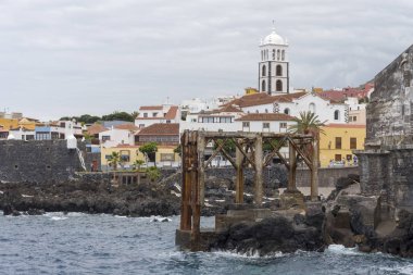Garachico eski yükleme rıhtım, Tenerife kuzeyinde köy.