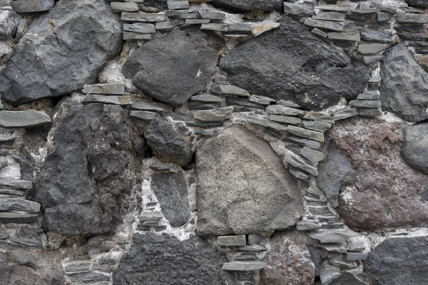 벽 또는 트랙의 돌 텍스처. — 스톡 사진