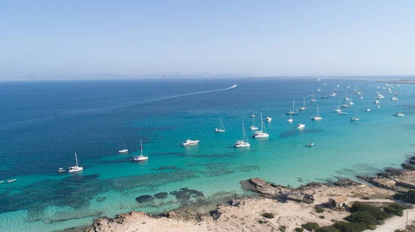 Increíbles Playas Isla Vistas Desde Aire Con Mar Turquesa — Foto de Stock