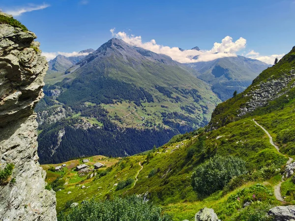 Górskie Krajobrazy Parku Narodowym Vanoise Alpy Francuskie — Zdjęcie stockowe