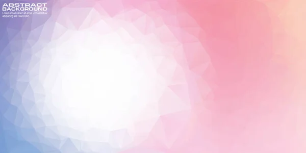 Αφηρημένο Γεωμετρικό Ροζ Παστέλ Φόντο Τριγωνικά Πολύγωνα Γλυκό Χρώμα Χαμηλή — Διανυσματικό Αρχείο