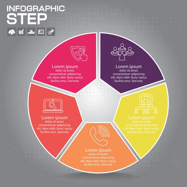 Modelo Slide Vetorial Apresentação Negócios Planos Com Diagrama Venn — Vetor de Stock