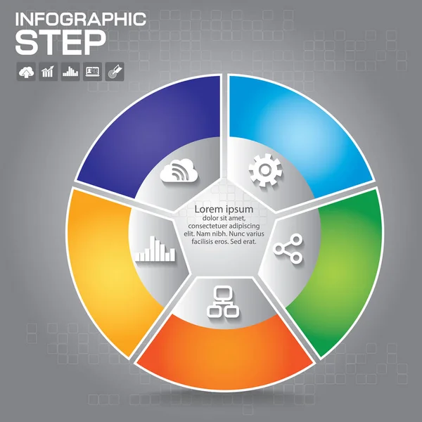 Modelo Slide Vetorial Apresentação Negócios Planos Com Diagrama Venn — Vetor de Stock