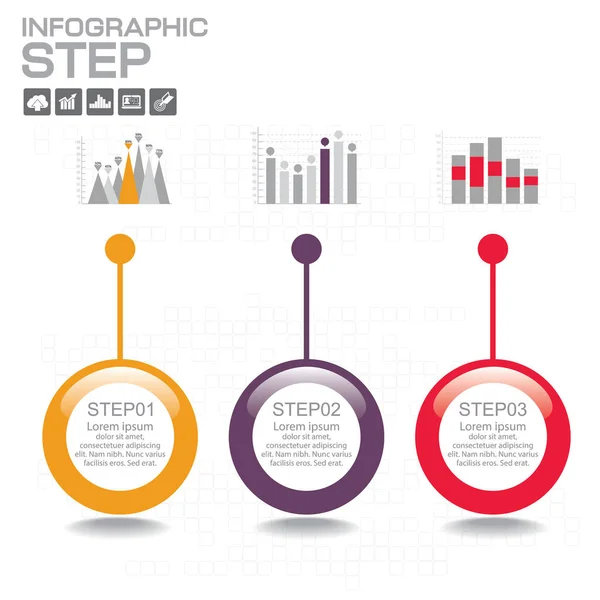 Tidslinje Infographic Diagram Med Många Färger Mall För Vektorutformning — Stock vektor