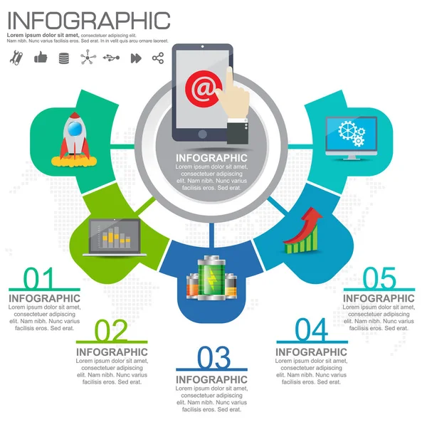 Lépcsők Infografikus Vektor Illusztráció Lehet Használni Mint Szórólap Banner Vagy — Stock Vector