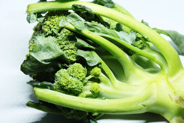 Fresh Healthy Broccoli Isolated White Background — Stock Photo, Image